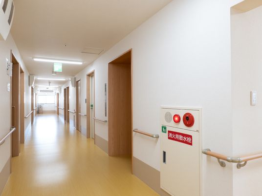 清潔感のある廊下