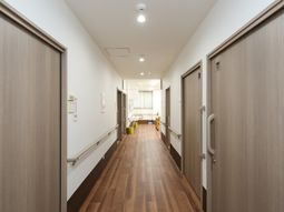 清潔感のある廊下空間