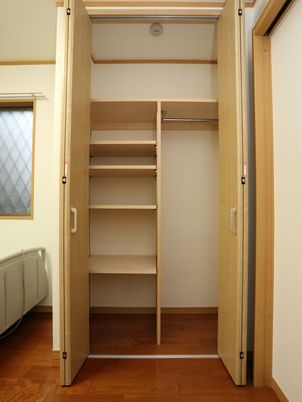 整理しやすい広いクローゼット