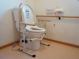 機能的なトイレ設備