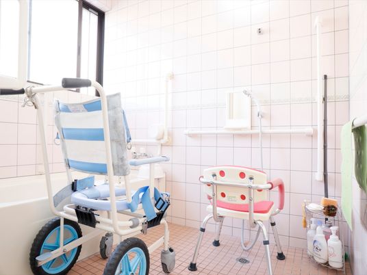 安全な浴室の設備