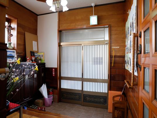和風の落ち着いた玄関