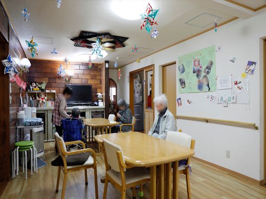 共有スペースでのひととき