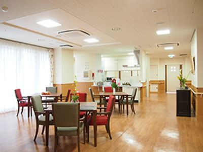 明るい共有スペース