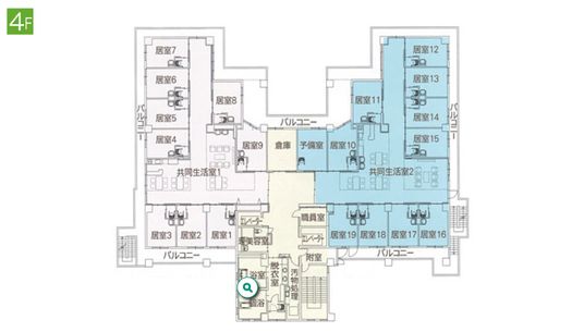 4階フロア図