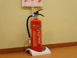 消火器設置された壁