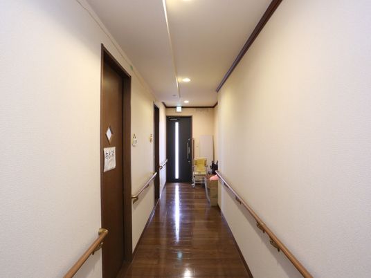 清潔な廊下の様子