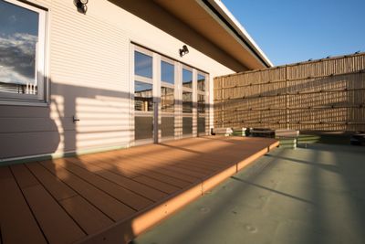 日当たり良好なテラス