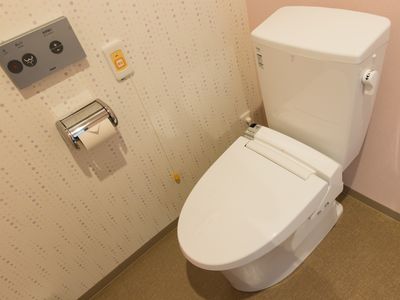 清潔なトイレの一角