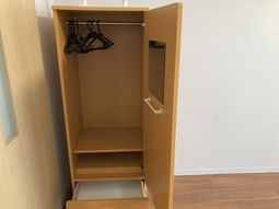 整理された居室の収納