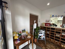 温かみのあるエントランス