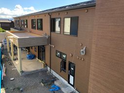 新築施設の外観