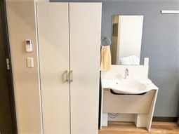 プライベート感のある洗面所