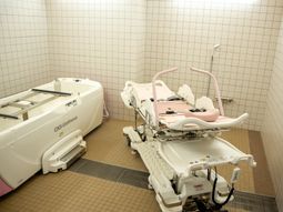 機能的な浴室設備