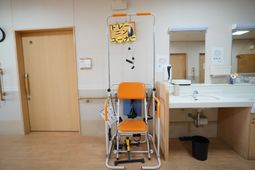 リハビリ用機器と洗面台