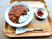 ご飯とカレーの食事  