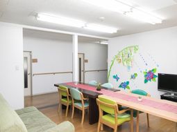 カラフルな共有スペース