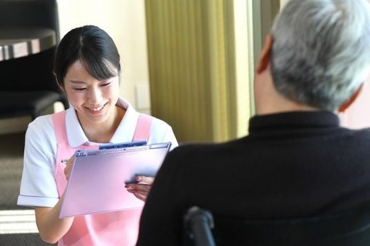 スタッフと利用者の会話