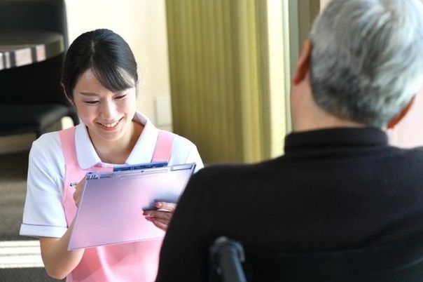 スタッフと利用者の会話