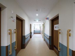 清潔な廊下の一角