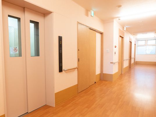 清潔感のある廊下
