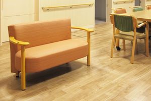 温かみを感じるリビング