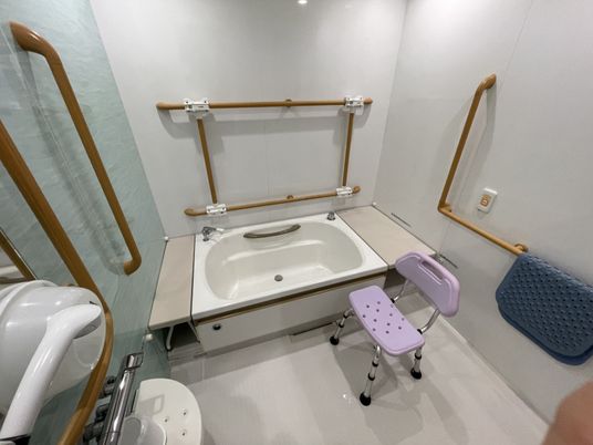 安全設計の洗面台