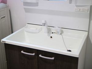 清潔な洗面台