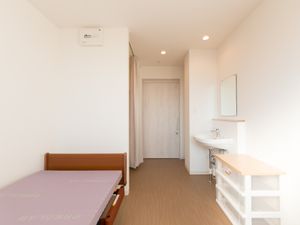 シンプルな個室の居室