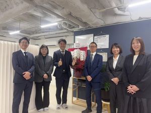 スタッフ集合のエントランス  