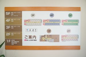 施設の案内図掲示