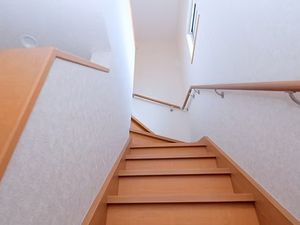木目調の階段  