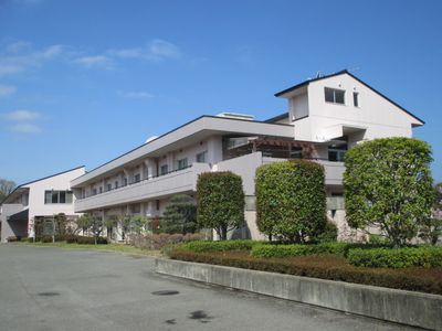緑豊かな外観