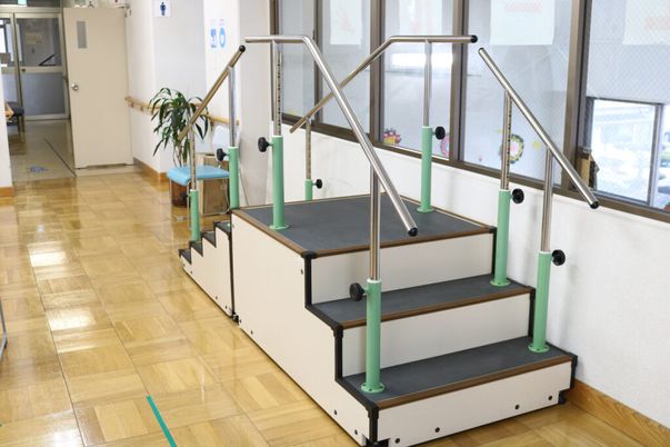 機能訓練室の階段