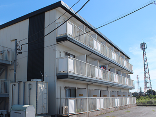 明るい雰囲気の居室