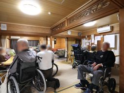 和風のリビングスペース