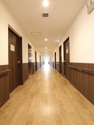 清潔感のある廊下