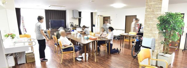 明るいリビング