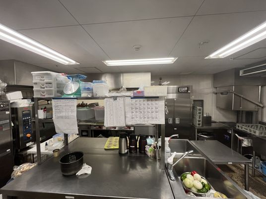 清潔なキッチンスペース