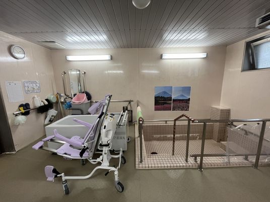 清潔感のある浴室