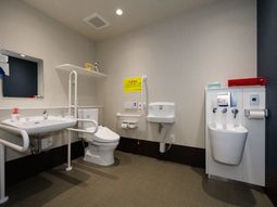 バリアフリーの洗面トイレ