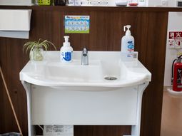 清潔感のある洗面台