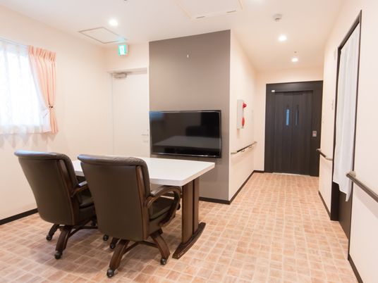 共有スペースとテレビ