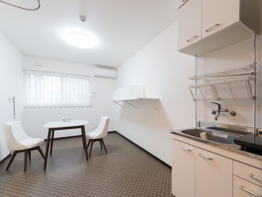 清潔な居室の一角