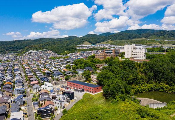 静かな丘の外観