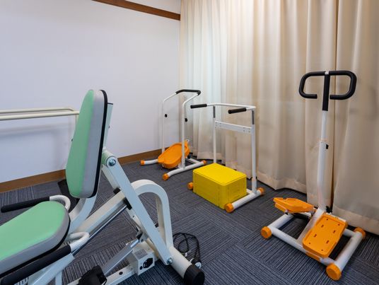 運動器具のある部屋