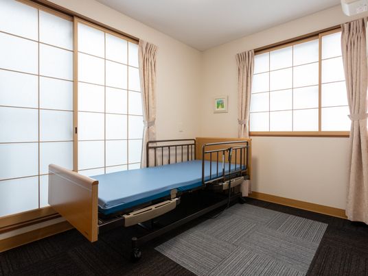 日差しが入る居室