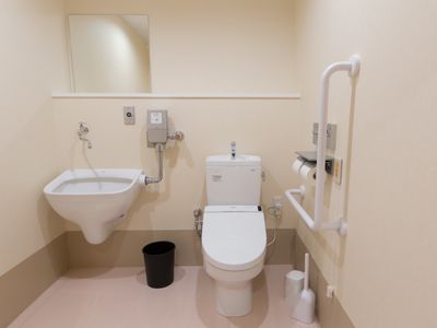 バリアフリーのトイレ設備