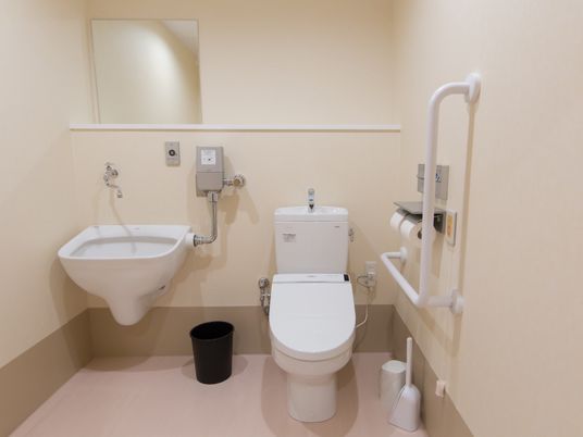 バリアフリーのトイレ設備