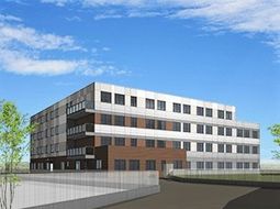 モダンな建物の外観